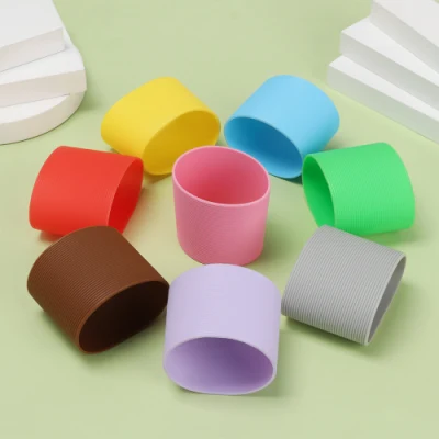 Mangas de silicone para garrafa com isolamento térmico