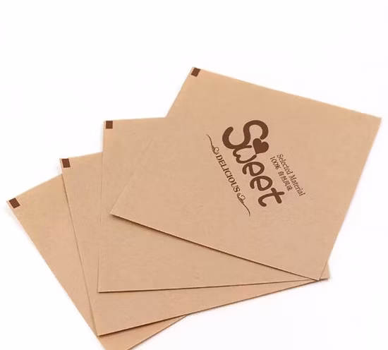 Saco de papel à prova de graxa triangular com bolsa aberta de dois lados impressa personalizada para donuts de pão de hambúrguer folhado